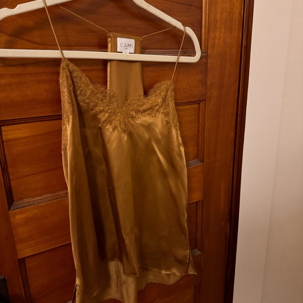 NWOT Cami NYC Silk Camisole- Copper-Size XS
